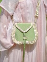 Crossbody Bags for Women Green Hanfu Bag