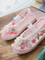 Cute Shoes For Girls Embroidered Mesh Shoes Summer - Image 2