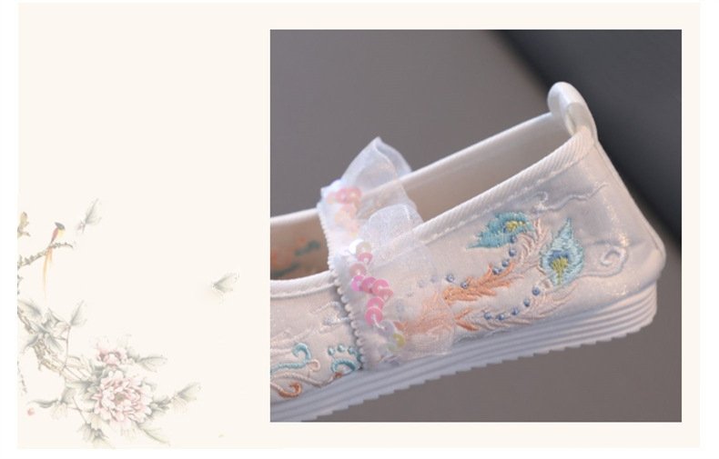 Dance Shoes for Girls Embroidered Hanfu Shoes