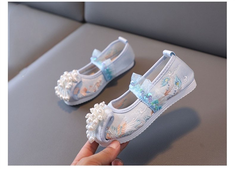 Dance Shoes for Girls Embroidered Hanfu Shoes