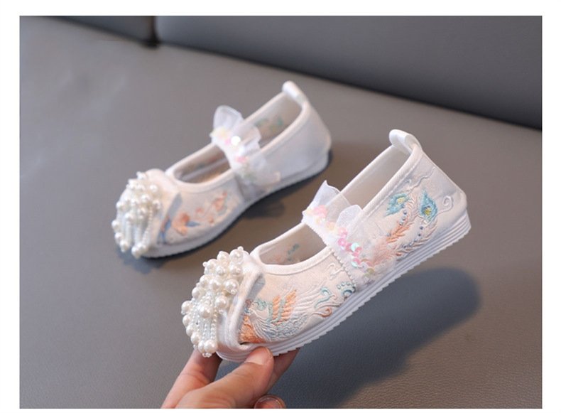 Dance Shoes for Girls Embroidered Hanfu Shoes