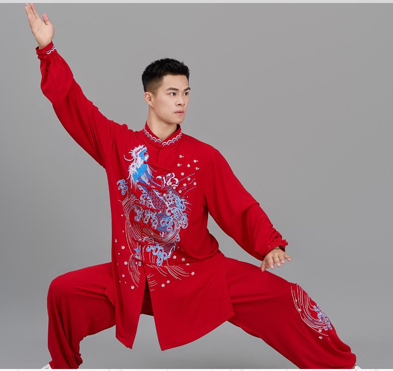 Double Silk Linen Tai Chi Clothing for Women and Men