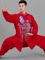 Double Silk Linen Tai Chi Clothing for Women and Men - Image 3