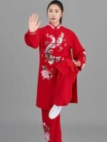 Double Silk Linen Tai Chi Clothing for Women and Men - Image 5