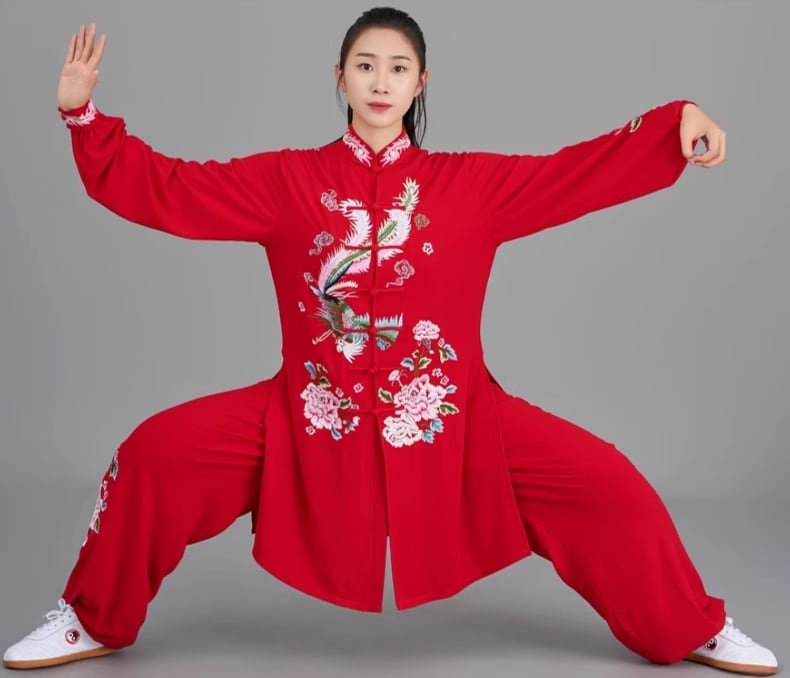 Double Silk Linen Tai Chi Clothing for Women and Men