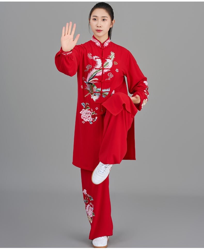 Double Silk Linen Tai Chi Clothing for Women and Men