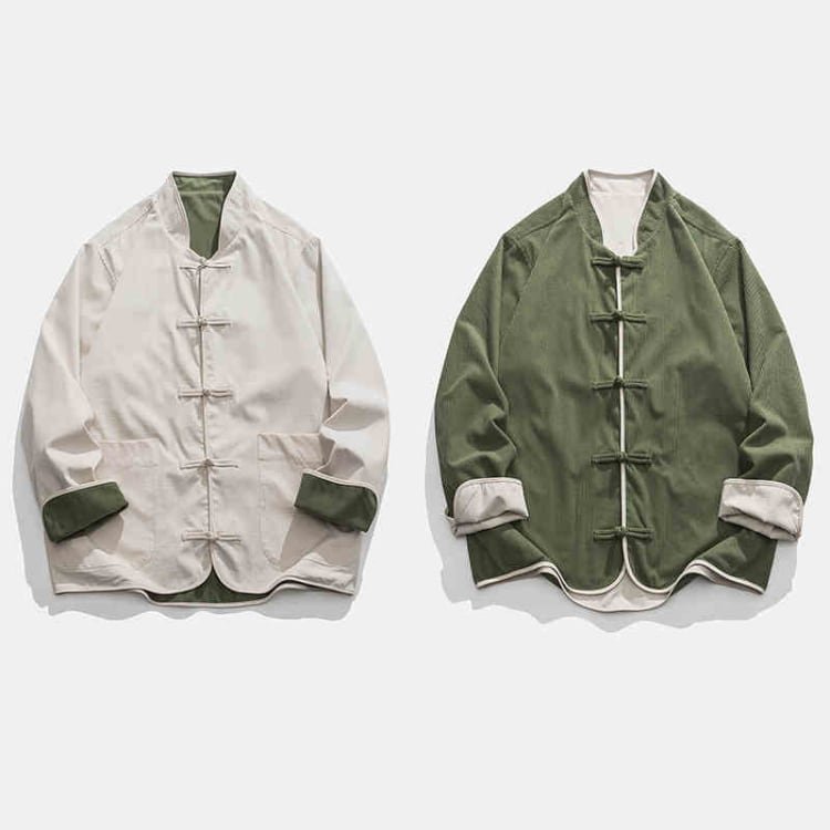 Double-sided Wear Jackets For Men Tang Suit