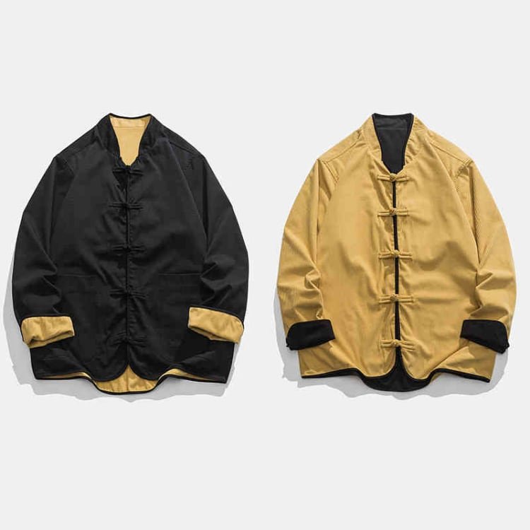 Double-sided Wear Jackets For Men Tang Suit