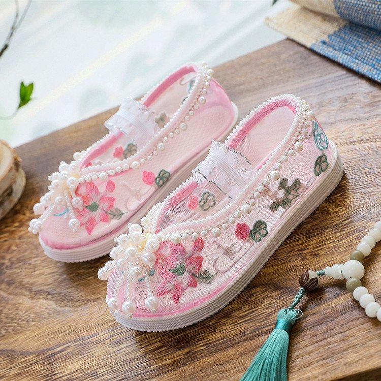 Dress Shoes For Grls Embroidered Shoes Performance