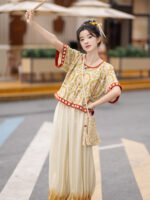 Dunhuang Style Hanfu Set for Women - Image 4