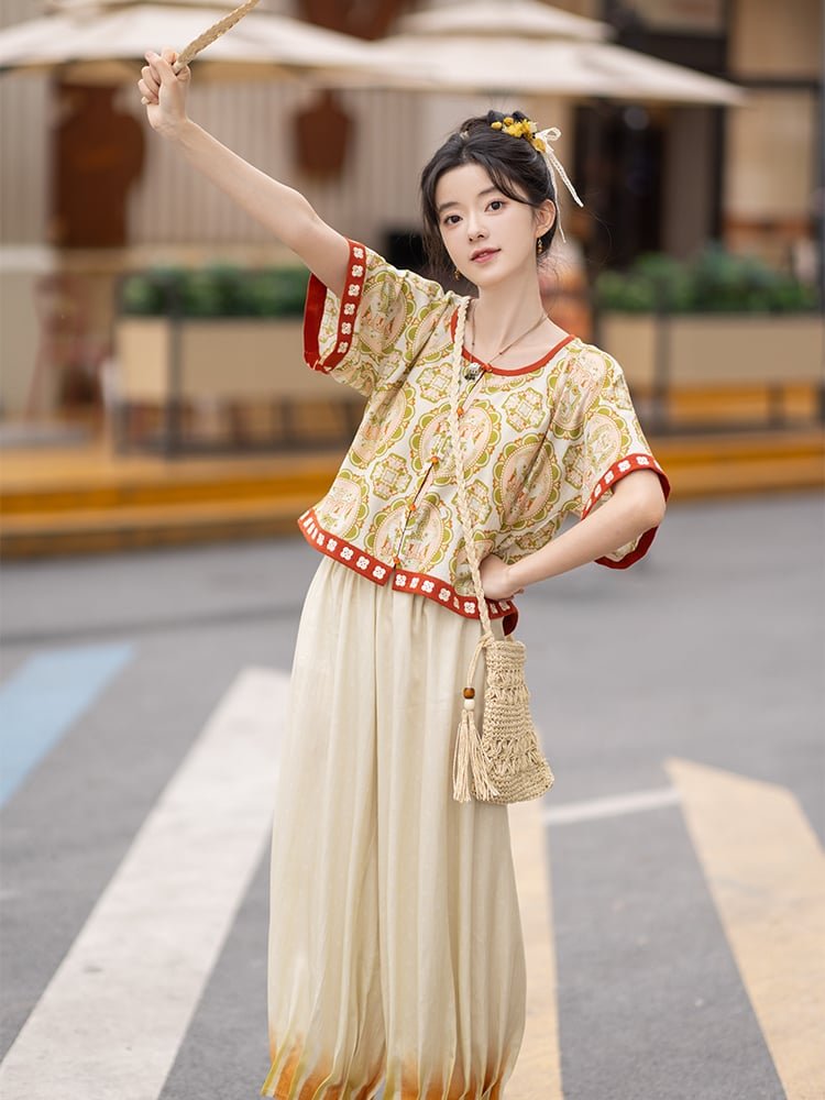 Dunhuang Style Hanfu Set for Women