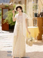 Elegant Chiffon Dress Embroidered Hanfu - Image 2
