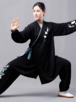 Elegant Hanfu Style Kung Fu Suit Women - Image 2