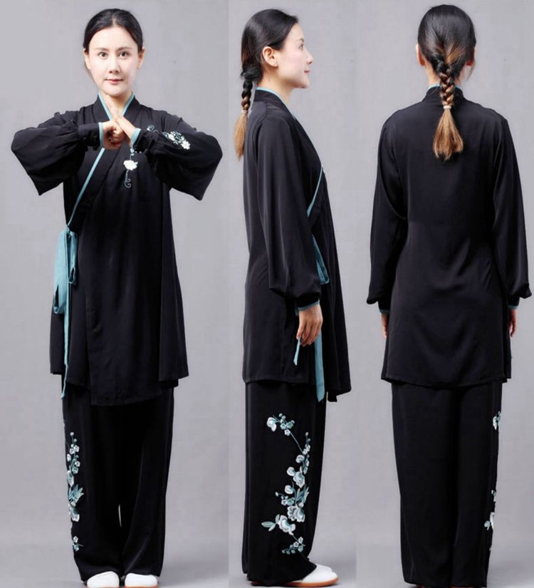 Elegant Hanfu Style Kung Fu Suit Women