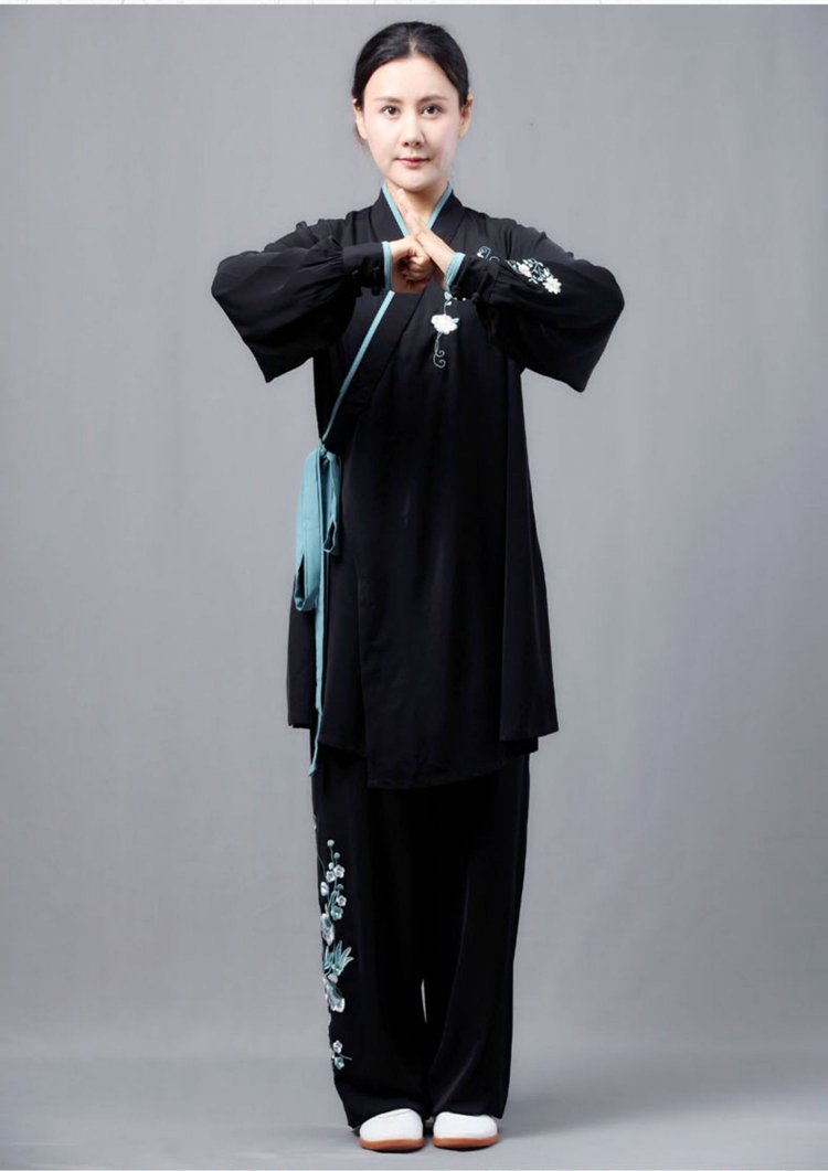 Elegant Hanfu Style Kung Fu Suit Women