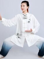 Elegant Tai Chi Clothes Performance Kung Fu Set - Image 2