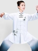 Elegant Tai Chi Clothes Performance Kung Fu Set - Image 3