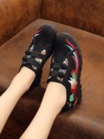 Embroidered Chinese Shoes Women Sneakers - Image 2