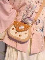 Embroidered Cross Body Bag Cute Hanfu Bag