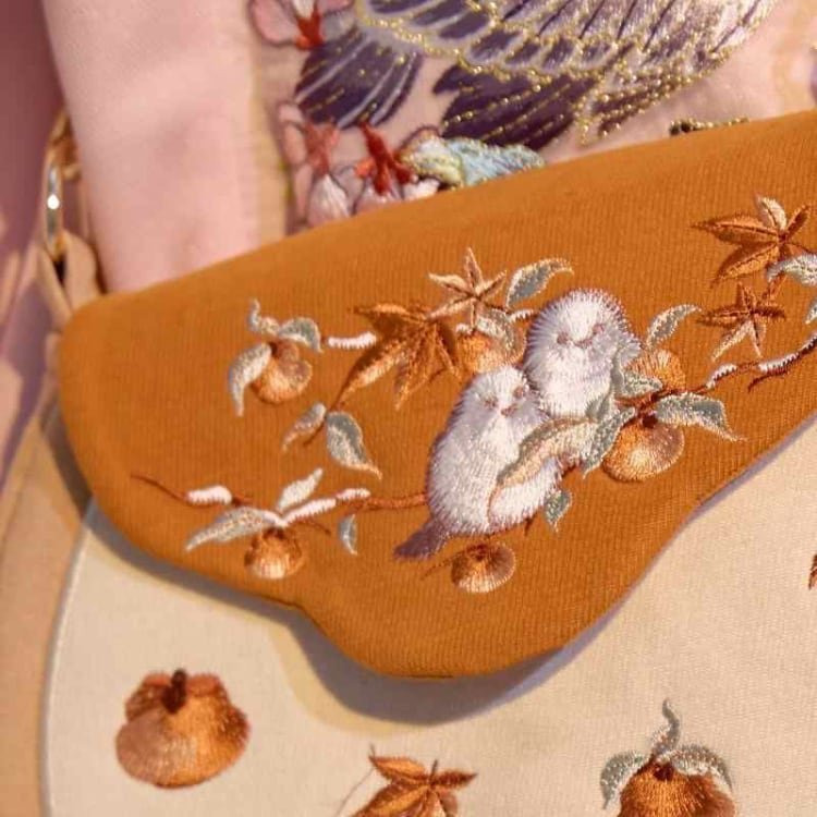 Embroidered Cross Body Bag Cute Hanfu Bag