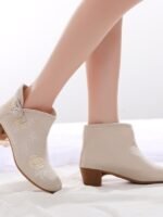 Embroidered Ethnic Style Boots Women - Image 2
