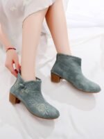 Embroidered Ethnic Style Boots Women - Image 3