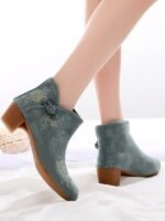 Embroidered Ethnic Style Boots Women - Image 4