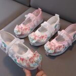 Embroidered Flower Shoes Handmade Hanfu Shoes