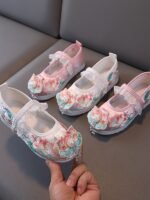 Embroidered Flower Shoes Handmade Hanfu Shoes