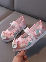 Embroidered Flower Shoes Handmade Hanfu Shoes - Image 2