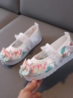 Embroidered Flower Shoes Handmade Hanfu Shoes - Image 3