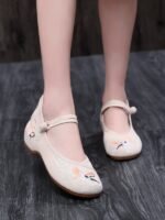 Embroidered Shoes For Hanfu Ancient Style Dance Shoes - Image 7
