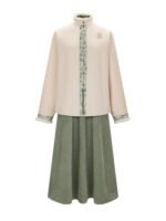 Embroidery Short Hanfu Robe Winter Jacket - Image 4