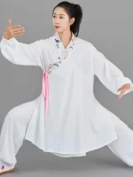 Embroidery Tai Chi Fu Clothing Women Performance Suit - Image 2