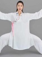Embroidery Tai Chi Fu Clothing Women Performance Suit - Image 3