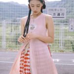 Fashion Hanfu Dress Pink Women Long Shirt Skirt