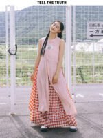 Fashion Hanfu Dress Pink Women Long Shirt Skirt - Image 2