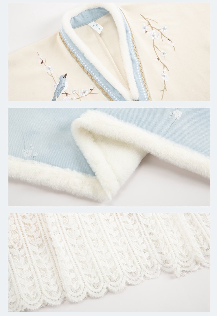 Fashion Hanfu White Women Hanfu Winter