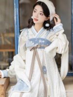 Fashion Hanfu White Women Hanfu Winter - Image 2