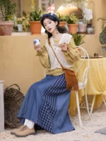 Fashion Women Dress Daily Hanfu Set