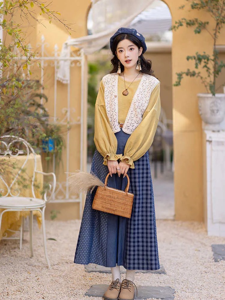 Fashion Women Dress Daily Hanfu Set