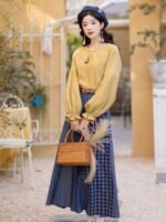 Fashion Women Dress Daily Hanfu Set - Image 3