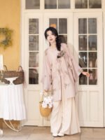 Floral Daily Hanfu Set Shirt and Pants - Image 4