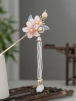 Floral Hair Clip Set Chinese Style Hair Pin - Image 5