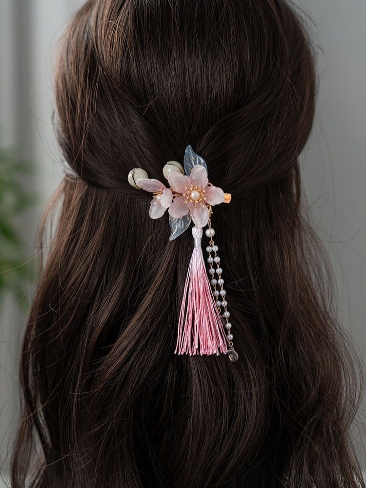 Floral Hair Clip Set Chinese Style Hair Pin
