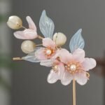 Floral Hair Clip Set Chinese Style Hair Pin