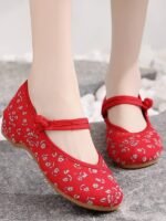 Floral Womens Cloth Shoes Anti-Slip Chinese Shoes - Image 4