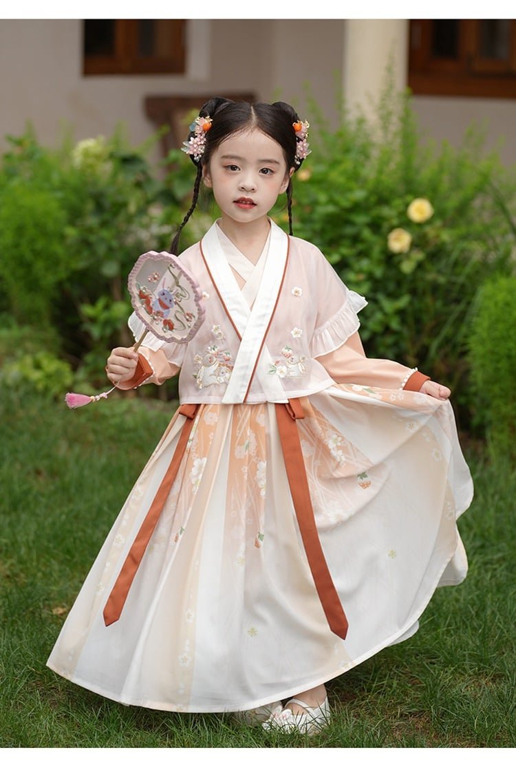 Girls' Birthday Dresses Chinese Tang Dynasty Hanfu