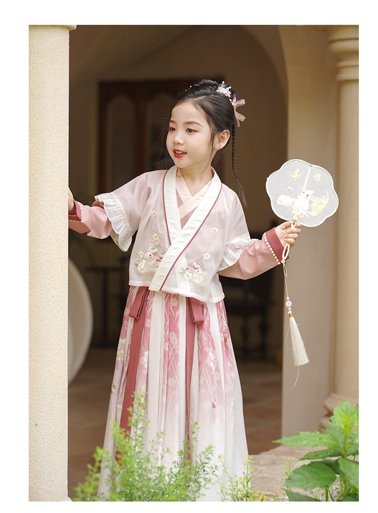 Girls' Birthday Dresses Chinese Tang Dynasty Hanfu
