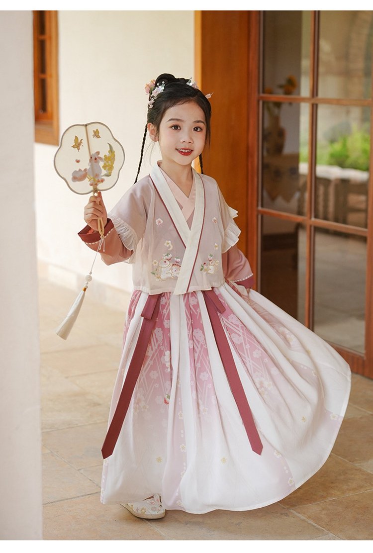 Girls' Birthday Dresses Chinese Tang Dynasty Hanfu